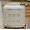 Stylish Design extinguish Proof candle with metal lid